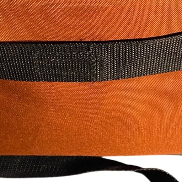 Protocol Carry-On Duffel Bag With Shoulder Strap & Dual Handles In Rust Orange - Picture 2 of 7